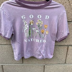 Mighty Fine Lavender Floral Tee
